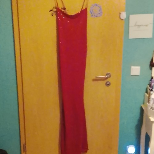 Damen abendkleid lang rot - abendkleid,