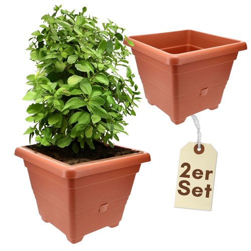 2er set pflanzkübel - set,