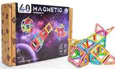 Magnetic Building Blocks Magnetbausteine Magnetbaukasten, 40 Stück