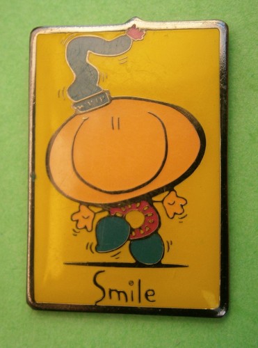 F743 emaille lächeln smiley - emaille,