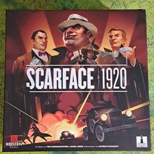 Scarface 1920 Brettspiel, Deutsch & Erw. "Die Vollstrecker", Karten gesleeved!
