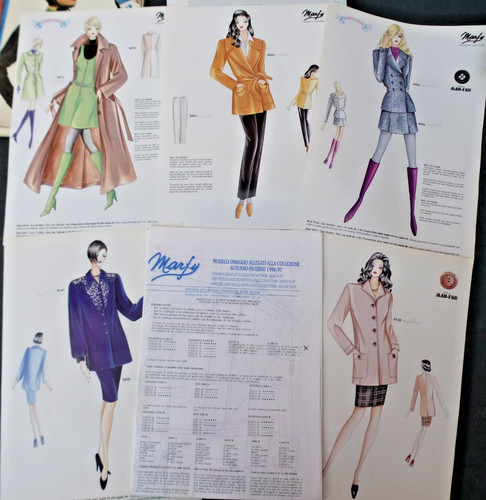 Modellkarte mode marfy - mode,