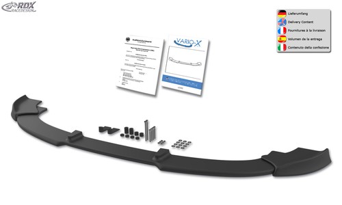 Rdx frontspoilerlippe vario - rdx, vario-x