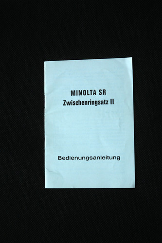 Minolta zwischenringsatz - minolta,