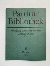 Noten . Mozart. Serenade