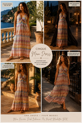 Cinque maxi kleid viskose - maxi,