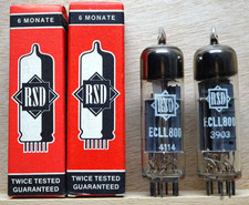 Pair: RSD ECLL800 | LORENZ made | NIB & NOS ✅ | Tubes Röhre Valve ( 6KH8 )