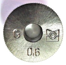Rändelrad Rändelformen Rändel Rändelwerkzeug Fräsrändel G 0,6 20 x 10 x 6 mm NEU