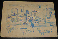 Friseursalon Figaro Expressionismus Gemälde Wella Dauerwellen Nivea Sonnenbräune