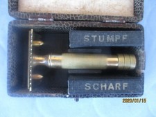 Antiker alter Nassrasierer aus Messing