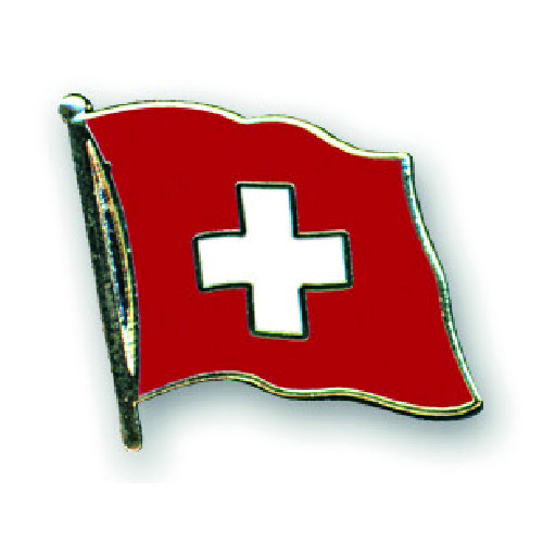 Flaggen pin vergoldet schweiz - vergoldet,