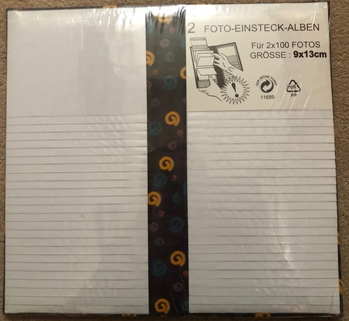 Foto einsteckalben 2 - 2, stück