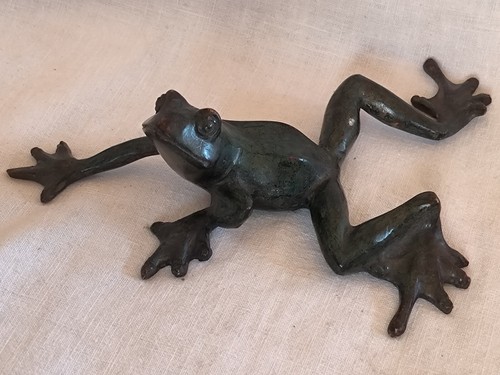 Frosch bronze deko - deko, haus
