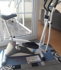 Crosstrainer VIVA weiß-schwarz, transportabel zusammenlegbar für PKW