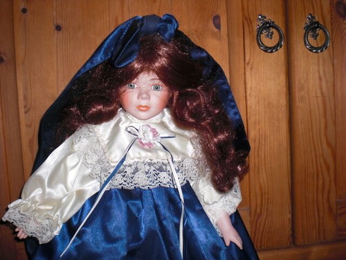 Deko puppe rote haare langhaar - rote,