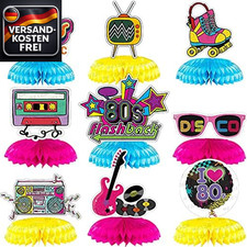 80er Jahre Party Dekorationen