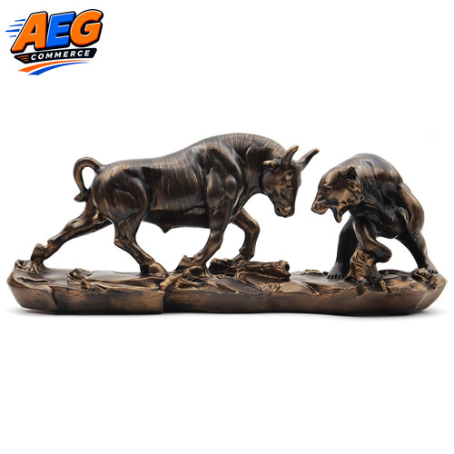Wall street bull - bull, statue