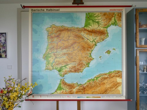 Vintage wandkarte - vintage,
