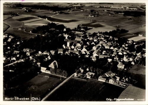 Markt schwaben oberbayern - ak,