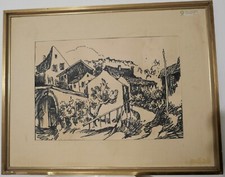 Old drawing signed FRITZ