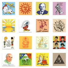 16+4 Blotter Art LSD unique