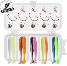 Gummifisch Set Offset Haken