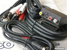 2x Vivanco Set 5-tlg Cabel Kabel Chinch, Scart, SVHS, Video Audio Adapter, 2m
