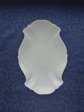 Hutschenreuther - Tirschenreuth- Baronesse Weiß - Servierplatte - oval - 33,5 cm