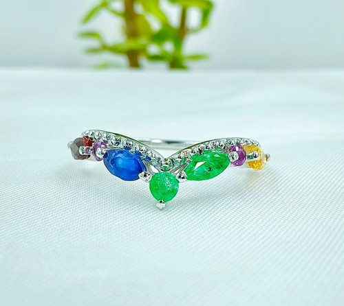 Natürlicher smaragd ring - natürlicher,