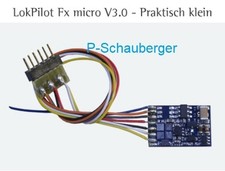 ESU 52624 LokPilot Fx Micro Decoder  V3.0 mit 6 pin NEM 651-Stecker am Kabel OVP