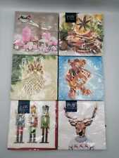 4 Servietten - Verschiedene Motive - Große Auswahl - Weihnachten/Winter