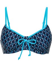 Bikini-Oberteil blau 38E Damen