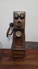 Vintage  L.M. Ericsson Wandtelefon Telefon  (ca. 1910–1920) – Deko & Sammler
