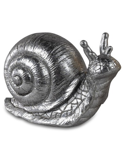 Schnecke aus kunststein - aus,