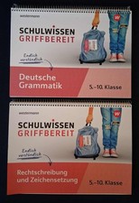 Schulwissen griffbereit: Deutsche Grammatik + Rechtschreibung Zeichensetzung