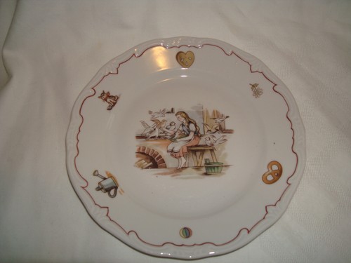 Weimarer porzellanteller - weimarer,