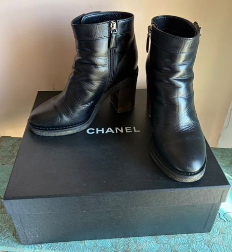 Chanel stiefeletten ankle - stiefeletten, (ankle