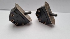 2 x Schalter Kippschalter Dieselheizung DDR VEB Sirokko Bakelit 6A 250 V