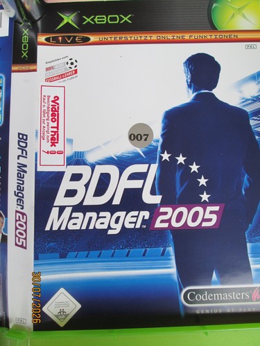 Bdfl manager 2005 box - 2005, x-box