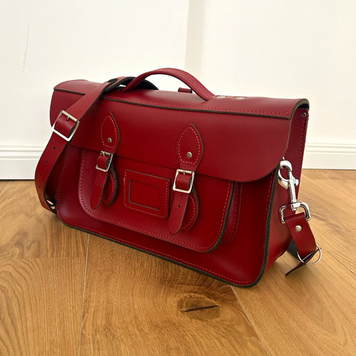 The leather satchel - the,