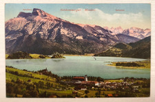 PK SALZKAMMERGUT Mondsee Schafberg Dolomiten Österreich gel. 1911 TOP !