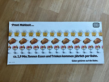 Zug Werbeschild Abteil DB