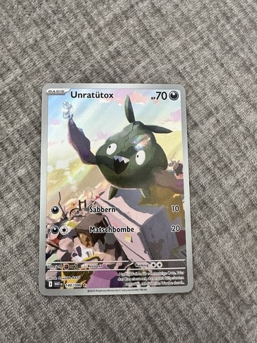 Pokemon karte unratütox - karte:,