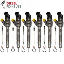 6x Injektor Einspritzdüse BMW xdrive X3 F10 F11 520d 530d 320d 330d 0445110382
