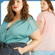 Kiabi Damen Bluse Satin