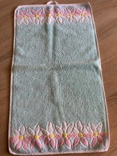 ❤️ Gäste Handtuch Original Vintage ca. 60er 70er Jahre  mint Blumen❤️