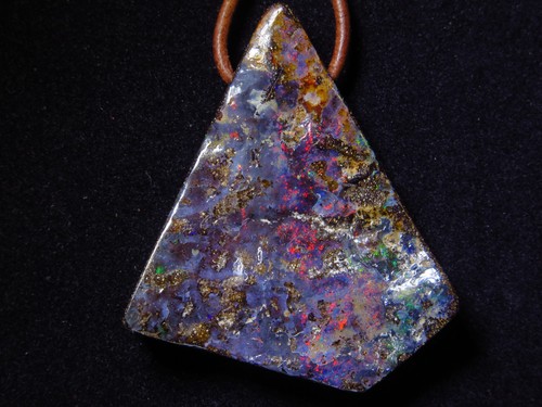 Boulder opal anhänger aus - boulder,