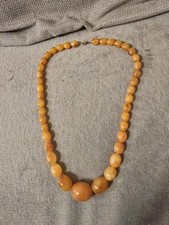 Bernsteinkette Butterscotch Oliven