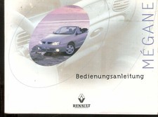 cabrio cabrio Betriebsanleitung bedienungsanleitung Renault Megane Handbuch 2000