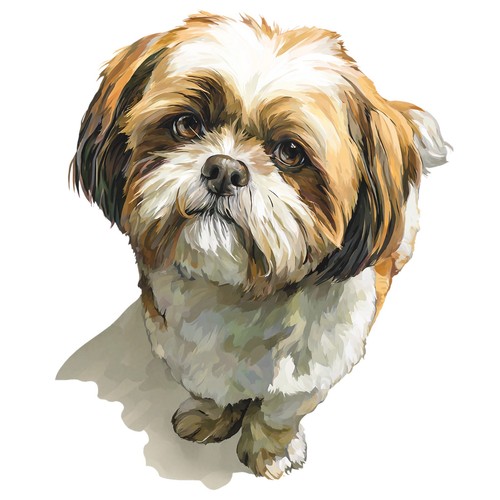 Sticker shih tzu - 4x,